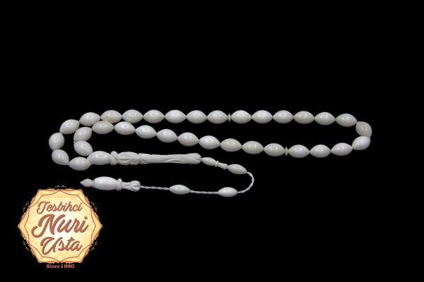 FİLDİŞİ OYMALI İMAME KOLLEKSİYONLUK USTA İŞİ EL YAPIMI TESBİH