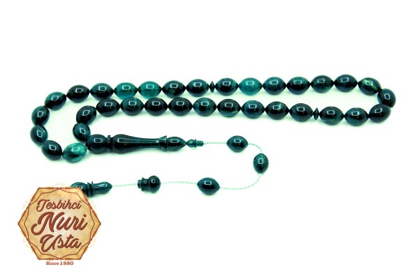 TURKUAZ ÇİFT RENK YENİ ATEŞ KEHRİBAR KLASİK İMAME 