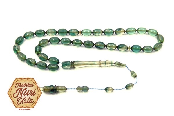 YEŞİL ÇİFT RENK YENİ ATEŞ KEHRİBAR MEVLEVİ İMAME 